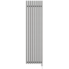 Terma Rolo-Room-E Wall-Mounted Oil-Filled Radiator Grey / Silver 1000W 480 x 1800mm 2 Terma Rolo-Room-E Wall-Mounted Oil-Filled Radiator Grey / Silver 1000W 480 x 1800mm - Image 2