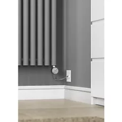 Terma Rolo-Room-E Wall-Mounted Oil-Filled Radiator Grey / Silver 1000W 480 x 1800mm 11 Terma Rolo-Room-E Wall-Mounted Oil-Filled Radiator Grey / Silver 1000W 480 x 1800mm -Designer Radiators Store 629HR A5