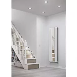 Terma Rolo-Mirror Designer Radiator 1800 x 590mm White 2854BTU -Designer Radiators Store 631HR A3