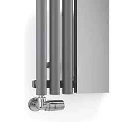 Terma Rolo-Mirror Designer Radiator 1800 x 590mm Grey 2854BTU -Designer Radiators Store 638HR A3