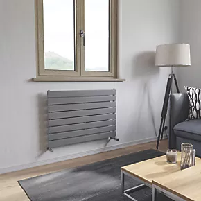 Ximax Oceanus Designer Radiator 595 x 900mm Silver 1949BTU 2 Ximax Oceanus Designer Radiator 595 x 900mm Silver 1949BTU - Image 2