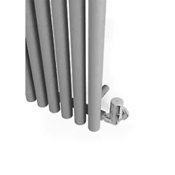 Terma Rolo-Room Designer Radiator 1800 x 370mm Grey / Silver 2735BTU -Designer Radiators Store 686HR A2