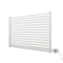 Ximax Gamba Horizontal Electric Designer Radiator 590 x 900mm White 2048BTU
