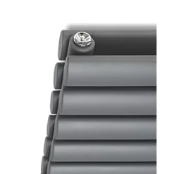 Ximax Fortuna Designer Radiator 294 x 1800mm Anthracite 3379BTU -Designer Radiators Store 698TR A2