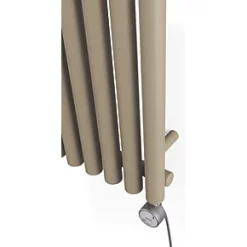 Terma Rolo-Room-E Wall-Mounted Oil-Filled Radiator Brown 800W 370 x 1800mm -Designer Radiators Store 733HR A3