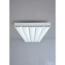 Kudox AluLite Arc Aluminium Radiator 1800 x 470mm White 3994BTU -Designer Radiators Store 756FH A3