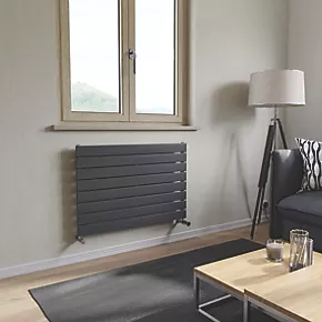 Ximax Oceanus Designer Radiator 595 x 900mm Anthracite 1949BTU 2 Ximax Oceanus Designer Radiator 595 x 900mm Anthracite 1949BTU - Image 2