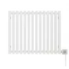 Terma Triga E Wall-Mounted Oil-Filled Radiator Textured White 600W 680 x 560mm