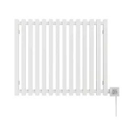 Terma Triga E Wall-Mounted Oil-Filled Radiator Textured White 600W 680 x 560mm