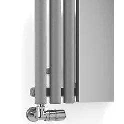 Terma Rolo-Mirror Designer Radiator 1800 x 590mm Grey / Silver 2854BTU -Designer Radiators Store 804HR A4