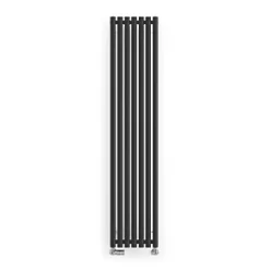 Terma Rolo Room Radiator 1800 x 370mm Black 2738BTU -Designer Radiators Store 833RH A2