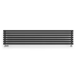 Terma Rolo Room Radiator 1800 x 370mm Black 2738BTU -Designer Radiators Store 833RH A3