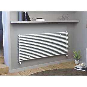 Ximax Gamba Horizontal Designer Radiator 610 x 1200mm White 2816BTU 2 Ximax Gamba Horizontal Designer Radiator 610 x 1200mm White 2816BTU - Image 2