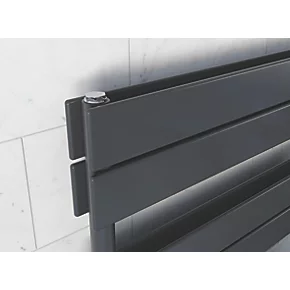 Ximax P2 Duplex Designer Towel Radiator 970 x 500mm Anthracite 2177BTU 2 Ximax P2 Duplex Designer Towel Radiator 970 x 500mm Anthracite 2177BTU - Image 2