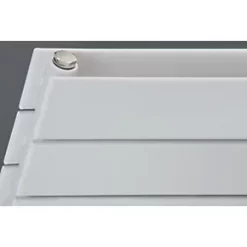 Ximax Oceanus Designer Radiator 445 x 1500mm White 3901BTU -Designer Radiators Store 848TR A2