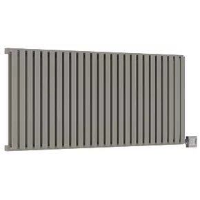 Terma Nemo Wall-Mounted Oil-Filled Radiator Grey / Silver 1000W 1185 x 530mm 2 Terma Nemo Wall-Mounted Oil-Filled Radiator Grey / Silver 1000W 1185 x 530mm - Image 2