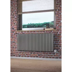 Terma Nemo Wall-Mounted Oil-Filled Radiator Grey / Silver 1000W 1185 x 530mm 7 Terma Nemo Wall-Mounted Oil-Filled Radiator Grey / Silver 1000W 1185 x 530mm -Designer Radiators Store 864HR A3