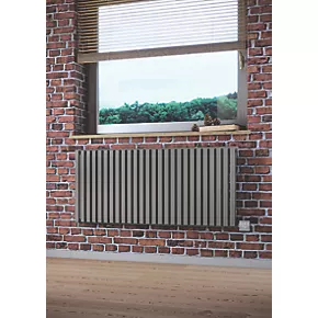 Terma Nemo Wall-Mounted Oil-Filled Radiator Grey / Silver 1000W 1185 x 530mm 4 Terma Nemo Wall-Mounted Oil-Filled Radiator Grey / Silver 1000W 1185 x 530mm - Image 4