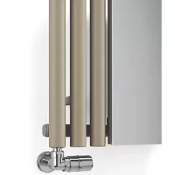 Terma Rolo-Mirror Designer Radiator 1800 x 590mm Brown 2854BTU -Designer Radiators Store 867HR A4