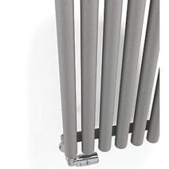 Terma Rolo-Room Designer Radiator 1800 x 590mm Grey / Silver 4297BTU -Designer Radiators Store 871HR A5