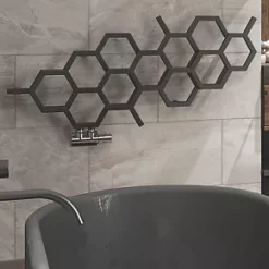 Terma Hex Radiator 502 x 1126mm Black 1081BTU 11 Terma Hex Radiator 502 x 1126mm Black 1081BTU -Designer Radiators Store 872RH A5