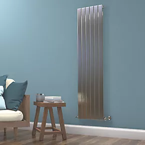 Towelrads Merlo Designer Radiator 1800 x 435mm Chrome 1825BTU 2 Towelrads Merlo Designer Radiator 1800 x 435mm Chrome 1825BTU - Image 2