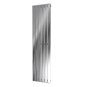 Towelrads Merlo Designer Radiator 1800 x 435mm Chrome 1825BTU 1 Towelrads Merlo Designer Radiator 1800 x 435mm Chrome 1825BTU