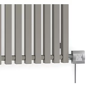Terma Triga E Wall-Mounted Oil-Filled Radiator Grey / Silver 600W 680 x 560mm 4 Terma Triga E Wall-Mounted Oil-Filled Radiator Grey / Silver 600W 680 x 560mm - Image 4