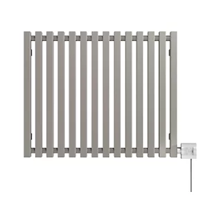 Terma Triga E Wall-Mounted Oil-Filled Radiator Grey / Silver 600W 680 x 560mm 1 Terma Triga E Wall-Mounted Oil-Filled Radiator Grey / Silver 600W 680 x 560mm