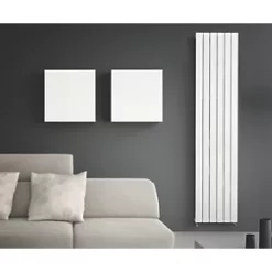 Moretti Modena Designer Radiator 1800 x 578mm White 4019BTU -Designer Radiators Store 9039D A2