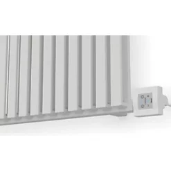Terma Nemo Wall-Mounted Oil-Filled Radiator White 1000W 1185 x 530mm -Designer Radiators Store 916HR A3