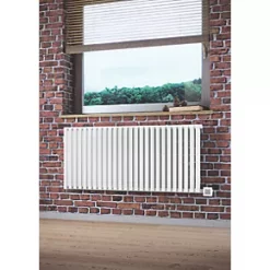 Terma Nemo Wall-Mounted Oil-Filled Radiator White 1000W 1185 x 530mm -Designer Radiators Store 916HR A4