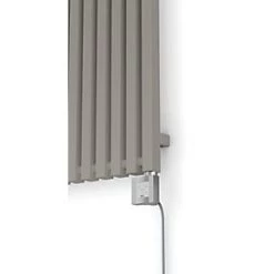 Terma Triga E Wall-Mounted Oil-Filled Radiator Metallic Stone 1000W 580 x 1700mm -Designer Radiators Store 922HT A3