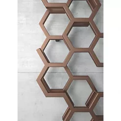 Terma Hex Designer Radiator 1200 x 486mm Copper 1180BTU -Designer Radiators Store 924HR A3