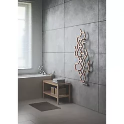 Terma Hex Designer Radiator 1200 x 486mm Copper 1180BTU -Designer Radiators Store 924HR A4