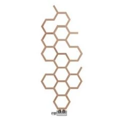 Terma Hex Designer Radiator 1200 x 486mm Copper 1180BTU