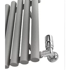 Terma Rolo-Room Designer Radiator 500 x 865mm Grey / Silver 2015BTU -Designer Radiators Store 935HR A2