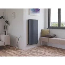 Ximax Oceanus Duplex Horizontal or Vertical Designer Radiator 1200 x 595mm Anthracite 5 Ximax Oceanus Duplex Horizontal or Vertical Designer Radiator 1200 x 595mm Anthracite -Designer Radiators Store 9389H A2