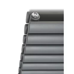 Ximax Fortuna Designer Radiator 526 x 1800mm Anthracite 5707BTU -Designer Radiators Store 939TR A2