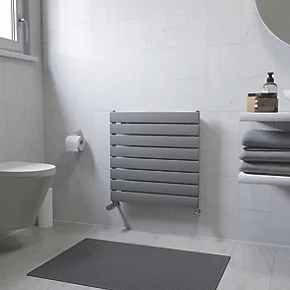 Ximax Oceanus Designer Radiator 595 x 600mm Silver 1300BTU 2 Ximax Oceanus Designer Radiator 595 x 600mm Silver 1300BTU - Image 2