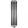Terma Ribbon V Designer Radiator 1720 x 390mm Black 2974BTU