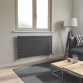 Ximax Oceanus Designer Radiator 595 x 1200mm Anthracite 2597BTU 2 Ximax Oceanus Designer Radiator 595 x 1200mm Anthracite 2597BTU - Image 2