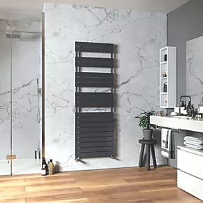 Ximax P2 Designer Towel Radiator 1720 x 600mm Anthracite 3201BTU 2 Ximax P2 Designer Towel Radiator 1720 x 600mm Anthracite 3201BTU - Image 2